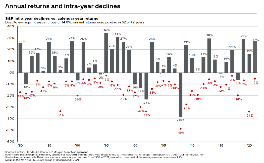 Annual Returns and Intra-Year Declines